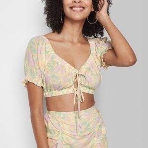 NWT Wild Fable Two Piece Skirt and Top Set